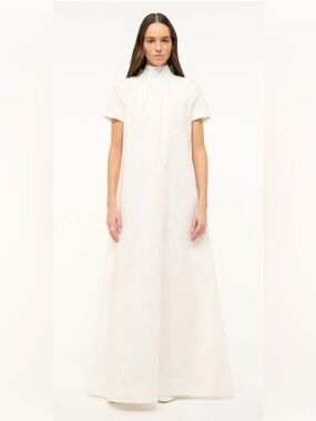 STAUD Ilana white dress, size M